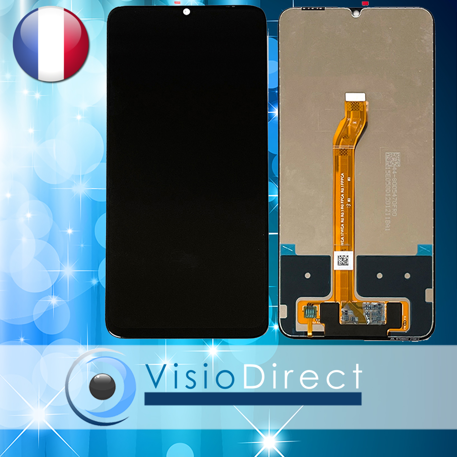 Écran LCD + Vitre Tactile Pour Honor X7 - Compatible - Noir - Neuf